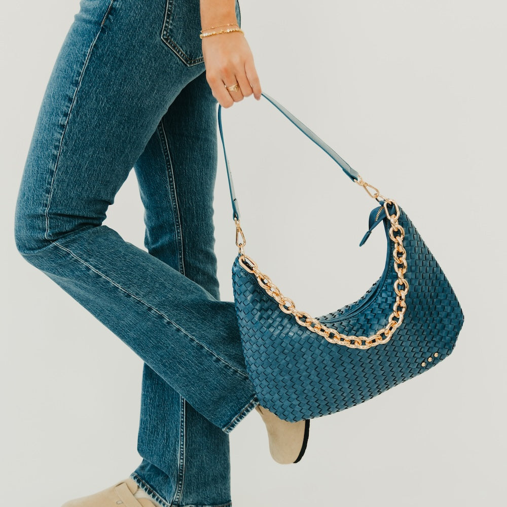 Sienna Slouchy Woven Shoulder Bag - TOP SELLER