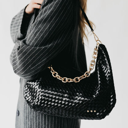 Sienna Slouchy Woven Shoulder Bag - TOP SELLER
