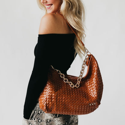 Sienna Slouchy Woven Shoulder Bag - TOP SELLER